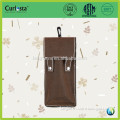 Brown Leather Bag With Hook